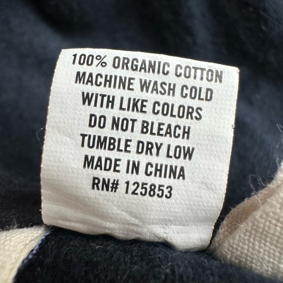 Taylor Stitch Yosemite Flannel Shirt Mens 46 Moonlight Navy Blue Organic Chamois - Picture 7 of 8